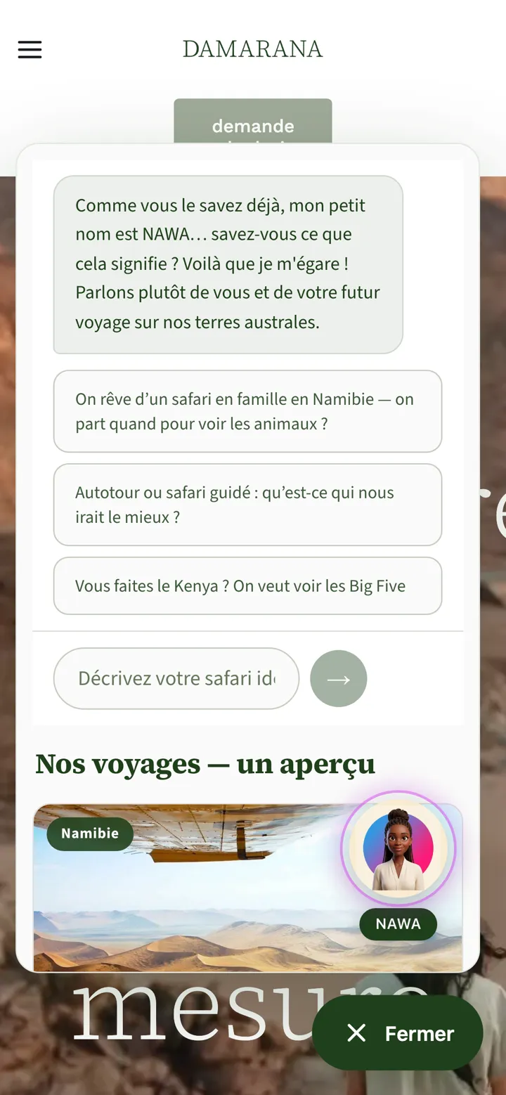 Damarana : Auf dem Handy